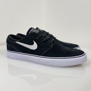 Nike SB Zoom Janoski OG+ Mens Size 11 Black White Athletic Skate Shoes